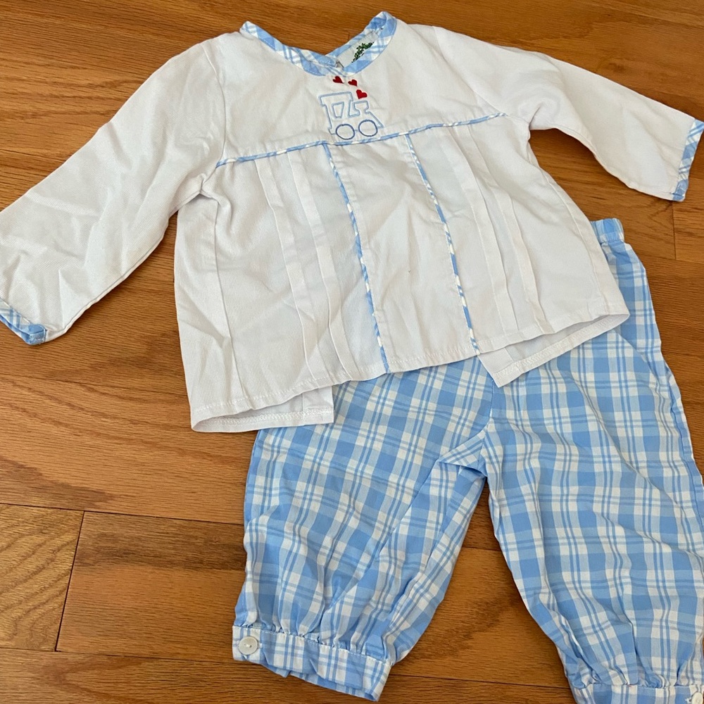 Valentines Day Smocked outfit